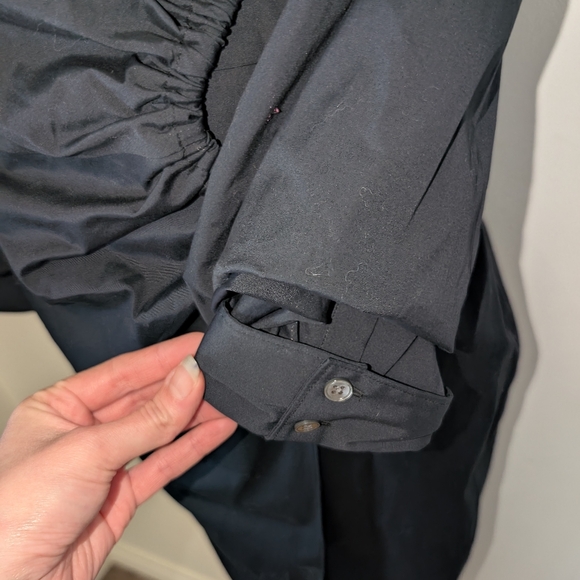 Veronica Beard Afton Black Wrap Dress - Picture 4 of 13